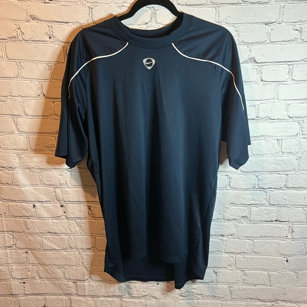 Nike | Navy & White Dri-Fit Like Short Sleeved Tee | Size XL